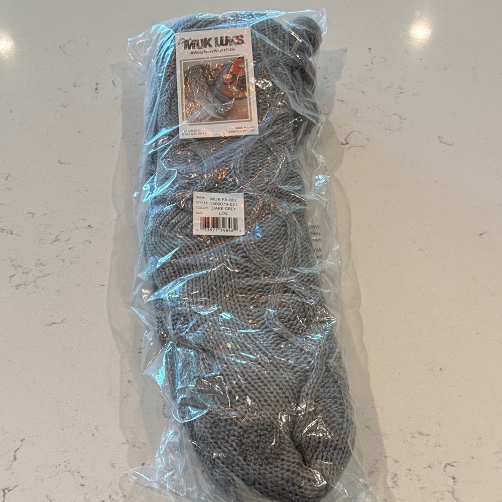 Muk Luks Casual Gray Socks